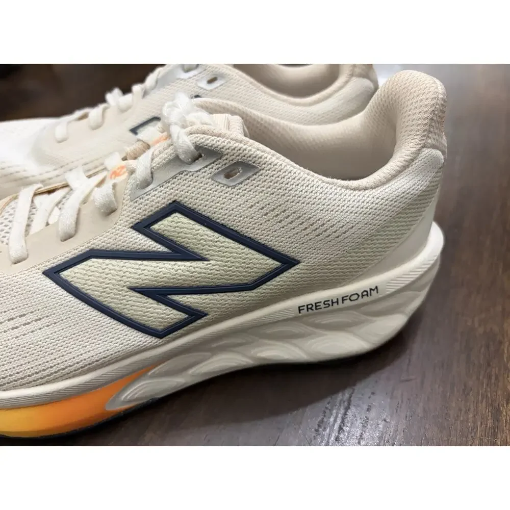 New Balance Women's Fresh Foam 520 v9 size 7.5 White,Orange, Blue